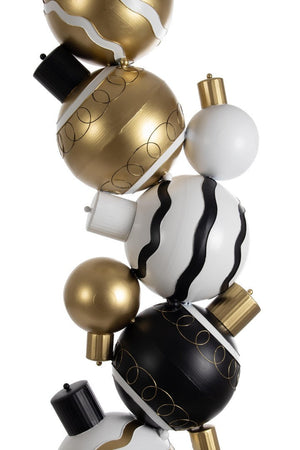 Campane decorative ad arco "Gereg" in metallo decorazione natalizia h 300 cm