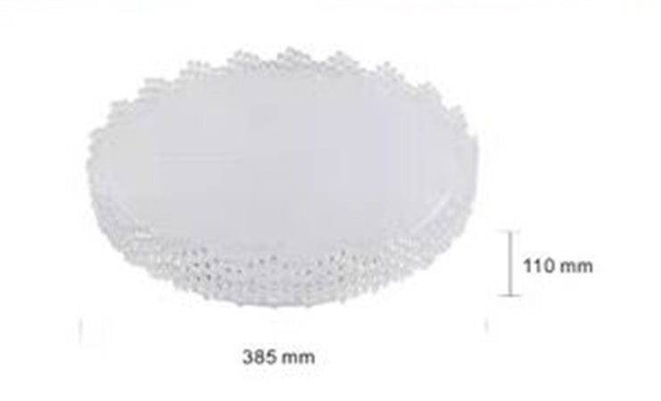 Plafoniera Da Soffitto Interno 45w Bordo Seghettato Luce Fredda Fst-40a25534 38.5cm