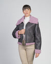 Marisol - Giacca Donna Rosa in vero montone Shearling