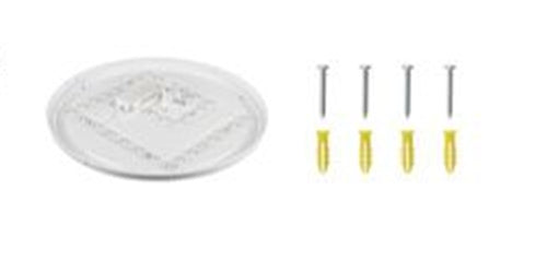 Plafoniera Da Soffitto 60w Circolare Luce Fredda Fst-50a517684 Luce Interna 49cm