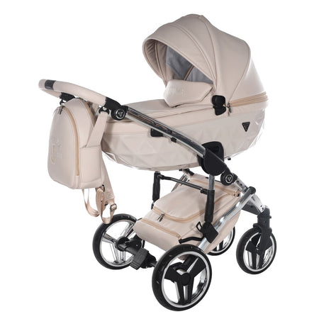 Junama Diamond Teddy V3 2 in 1 Beige Telaio Silver