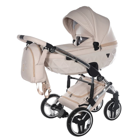 Junama Diamond Teddy V3 2 in 1 Beige Telaio Silver
