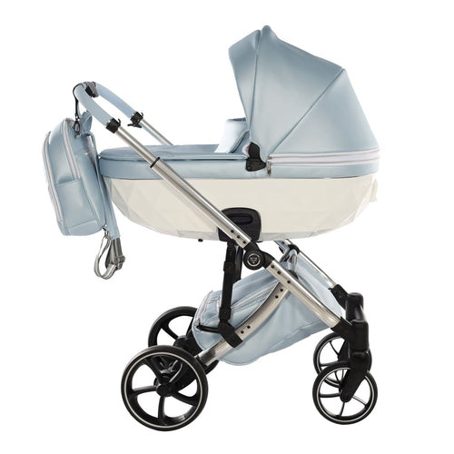 Junama Fluo Italy 2 in 1 Azzurro/Bianco Telaio Cromato