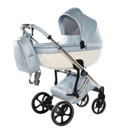 Junama Fluo Italy 2 in 1 Azzurro/Bianco Telaio Cromato