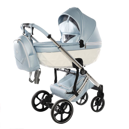 Junama Fluo Italy 2 in 1 Azzurro/Bianco Telaio Cromato