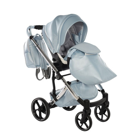 Junama Fluo Italy 2 in 1 Azzurro/Bianco Telaio Cromato