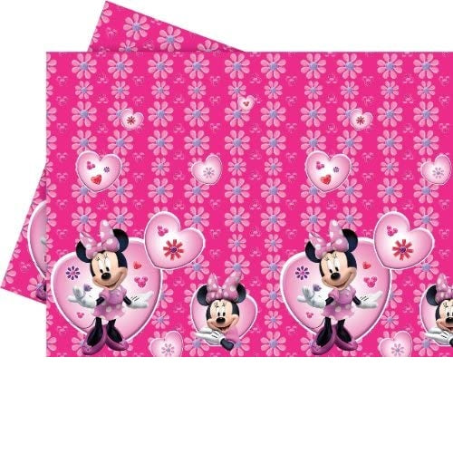 1 TOVAGLIA IN PLASTICA TEMA MINNIE 120x180 CM