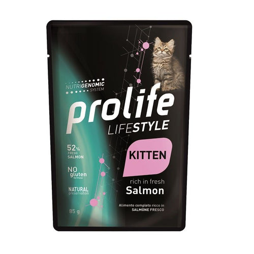 Prolife Lifestyle mangime umido Gattini Kitten salmone 85 gr