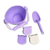 Set da Spiaggia Leopardato Lilla Swim Essential