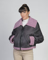 Marisol - Giacca Donna Rosa in vero montone Shearling