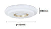 Plafoniera Led Lampada Da Soffitto 45w Luce Bianco Freddo 6500k Oro Bianco 45502