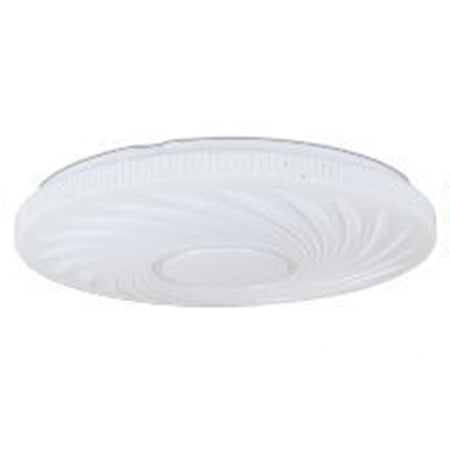 Plafoniera Led Lampada Da Soffitto Vortice 45 Watt Luce Fredda 6500k Bianco 75338