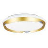 Plafoniera Led Rotonda Da Soffitto Cerchio Oro Bianco 60w Luce Fredda 6500k 69730