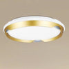 Plafoniera Led Rotonda Da Soffitto Cerchio Oro Bianco 45w Luce Fredda 6500k 71701