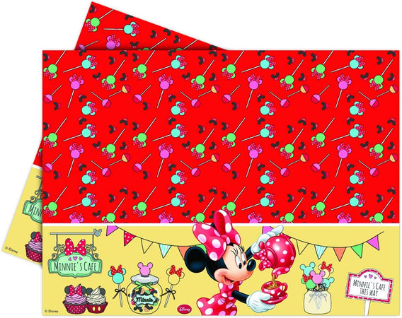 1 TOVAGLIA IN PLASTICA TEMA MINNIE 120x180 CM