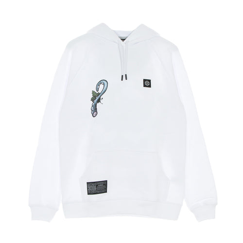 DOLLY NOIRE Felpa Cappuccio Uomo Insalata Di Polpo Hoodie White da uomo