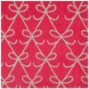 Nastro per decorazioni natalizie rosso con motivi decorativi da 270 cm