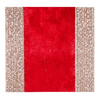Nastro per decorazioni natalizie rosso con motivi decorativi da 270 cm