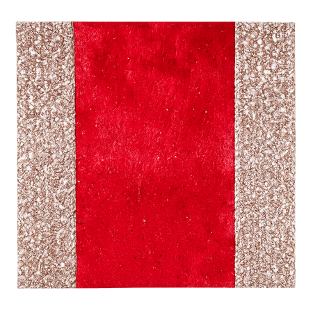 Nastro per decorazioni natalizie rosso con motivi decorativi da 270 cm
