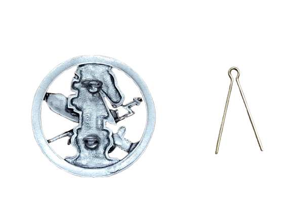 Fregio da basco 28esimo 28° Reggimento Pavia Pesaro