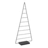 Espositore albero Jamie in metallo per decorazioni h 180 cm