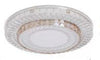 Plafoniera Da Soffitto 45w ø40cm Led Design A Strati Con Cristalli Luce Fredda 66966