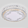 Plafoniera Soffitto 65w ø50cm Led Tondo A Strati Cristalli Decorato Luce Fredda 63283