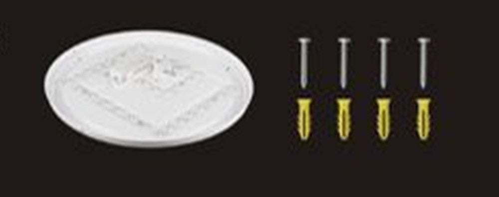 Plafoniera Soffitto 65w ø50cm Led Tondo A Strati Cristalli Decorato Luce Fredda 63283