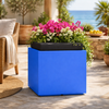 Poltroncina luminosa Square Bright quadrata con led pouf Made in Italy per esterno