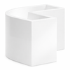 Vaso angolare FlowerPot Bright con led decorazione Made in Italy per esterno