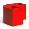 Vaso angolare FlowerPot Bright con led decorazione Made in Italy per esterno