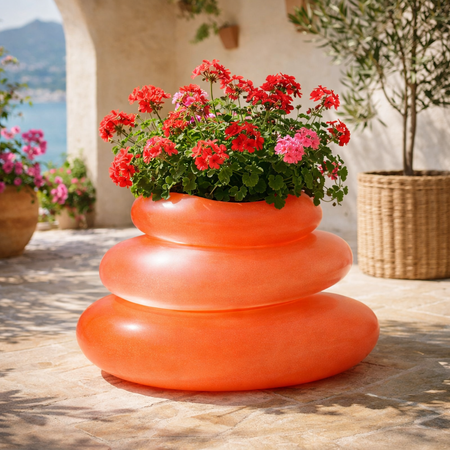Lampada luminosa Eden Bright rotonda decorazione con led per esterno Made in Italy