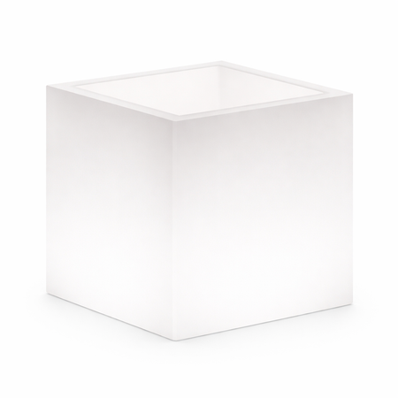 Vaso luminoso Cube per decorazione esterno e giardino "Made in Italy"