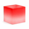 Vaso luminoso Cube per decorazione esterno e giardino Made in Italy