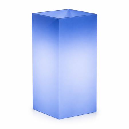 Vaso luminoso Cube per decorazione esterno e giardino "Made in Italy"