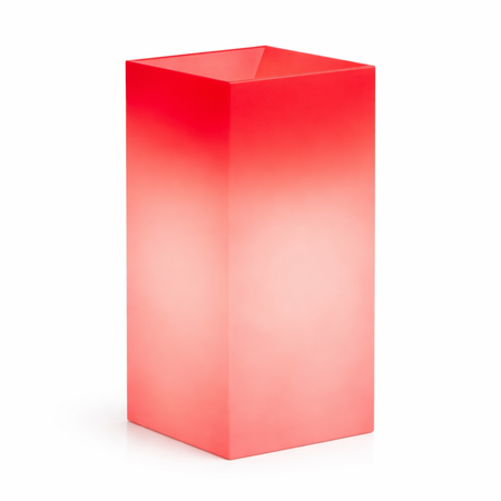 Vaso luminoso Cube per decorazione esterno e giardino "Made in Italy"
