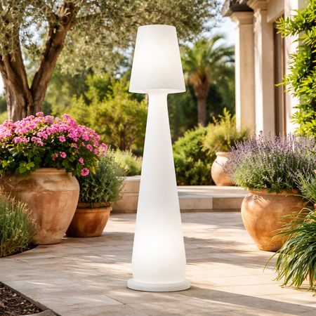 Lampada Chloe luminosa per interno ed esterno "Made in Italy" da h 165 cm