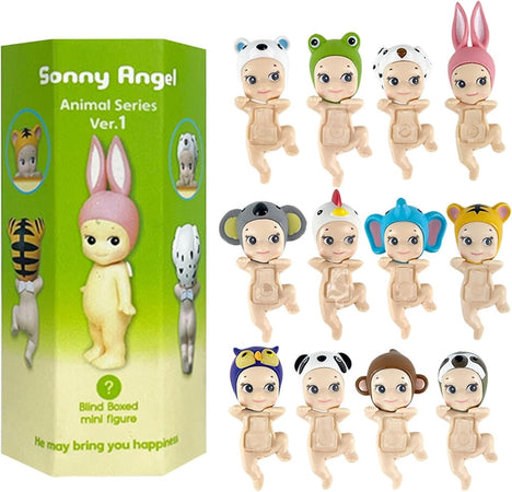 Sonny Angels Series Mini Figure Anime Ornamenti Telefono Scrivania Computer Con Adesivo