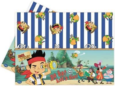 1 TOVAGLIA IN PLASTICA TEMA JAKE IL PIRATA 120x180