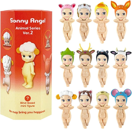 Sonny Angels Series Mini Figure Anime Ornamenti Telefono Scrivania Computer Con Adesivo