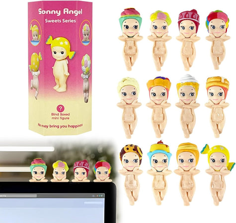 Sonny Angels Series Mini Figure Anime Ornamenti Telefono Scrivania Computer Con Adesivo