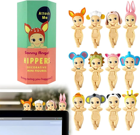 Sonny Angels Series Mini Figure Anime Ornamenti Telefono Scrivania Computer Con Adesivo
