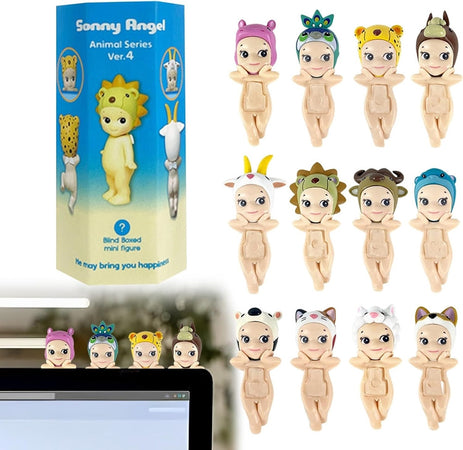 Sonny Angels Series Mini Figure Anime Ornamenti Telefono Scrivania Computer Con Adesivo