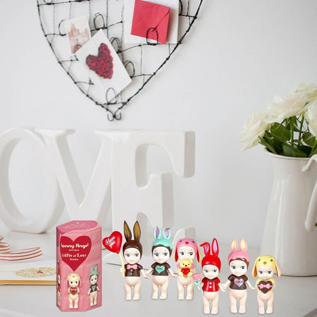 Sonny Angels Series Mini Figure Anime Ornamenti Telefono Scrivania Computer Con Adesivo