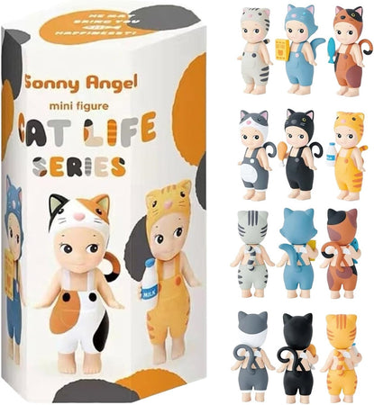 Sonny Angels Series Mini Figure Anime Ornamenti Telefono Scrivania Computer Con Adesivo