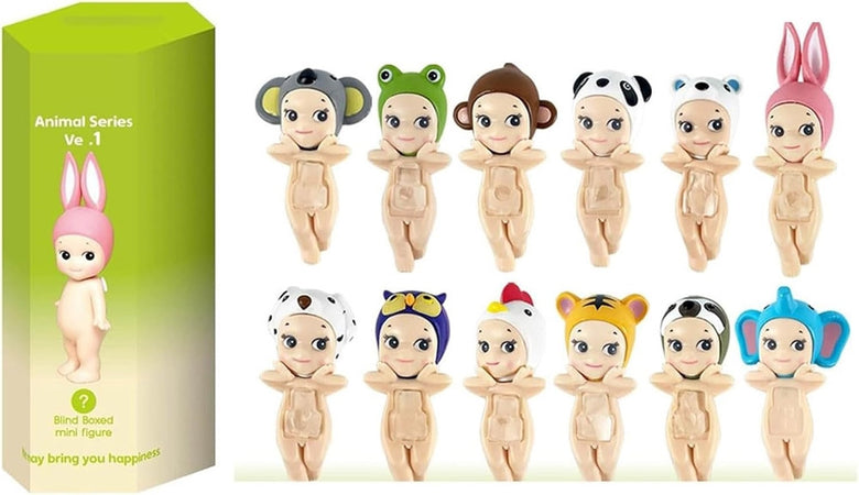 Sonny Angels Series Mini Figure Anime Ornamenti Telefono Scrivania Computer Con Adesivo