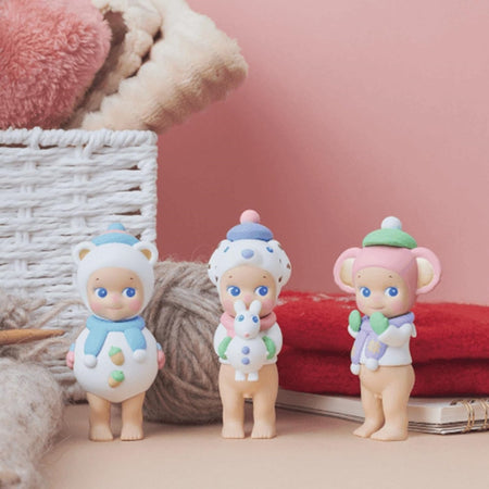 Sonny Angels Series Mini Figure Anime Ornamenti Telefono Scrivania Computer Con Adesivo