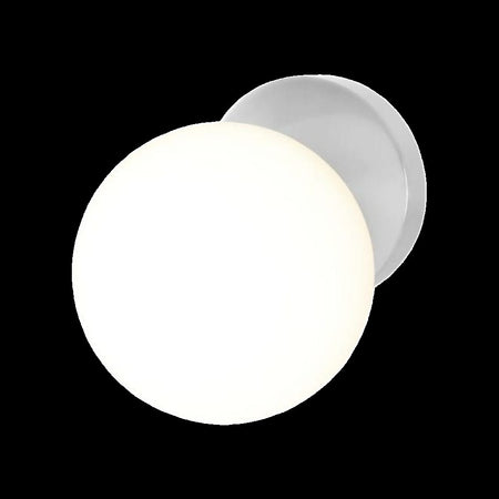 Applique Lampada Da Parete Con Sfera Attacco E27 15cm Design Moderno Semplice 10557