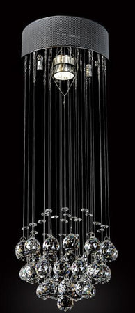 Lampadario Con Cristalli Goccia Da Soffitto Lampada Gu10 Pendente Sospensione 90620