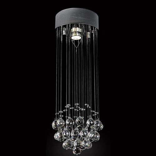 Lampadario Con Cristalli Goccia Da Soffitto Lampada Gu10 Pendente Sospensione 90620